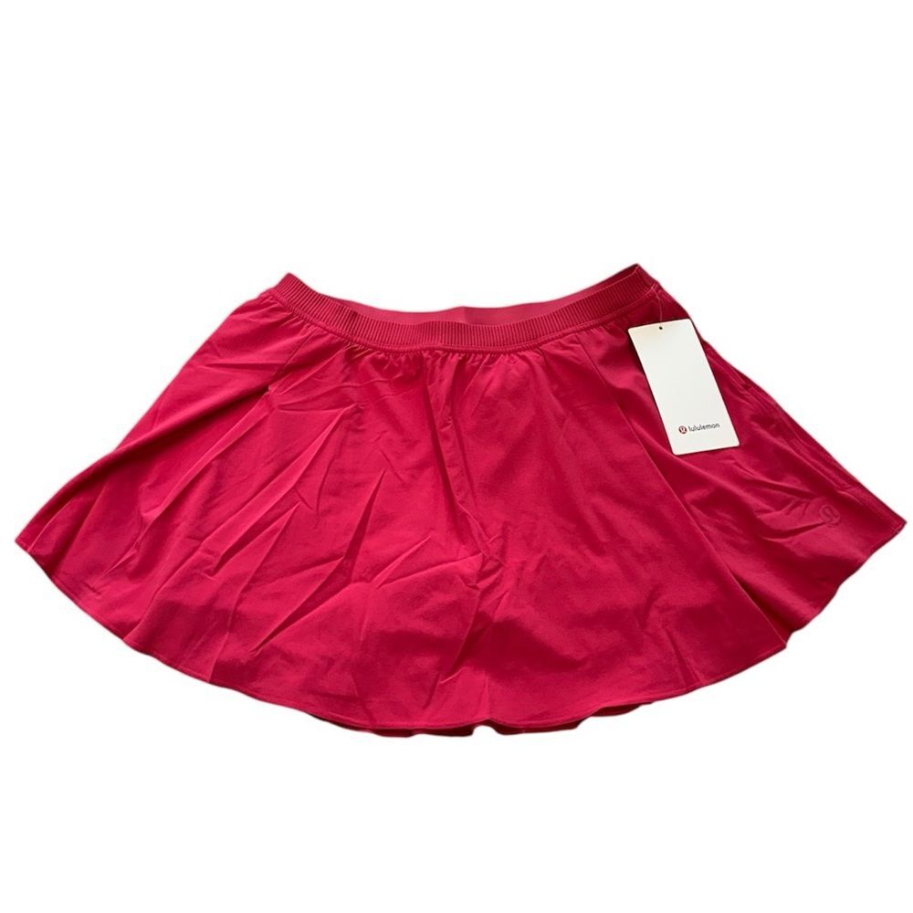 Lululemon Narrow Waistband Tennis Skirt Size 12 NWT $98 Skort 4 Pockets
